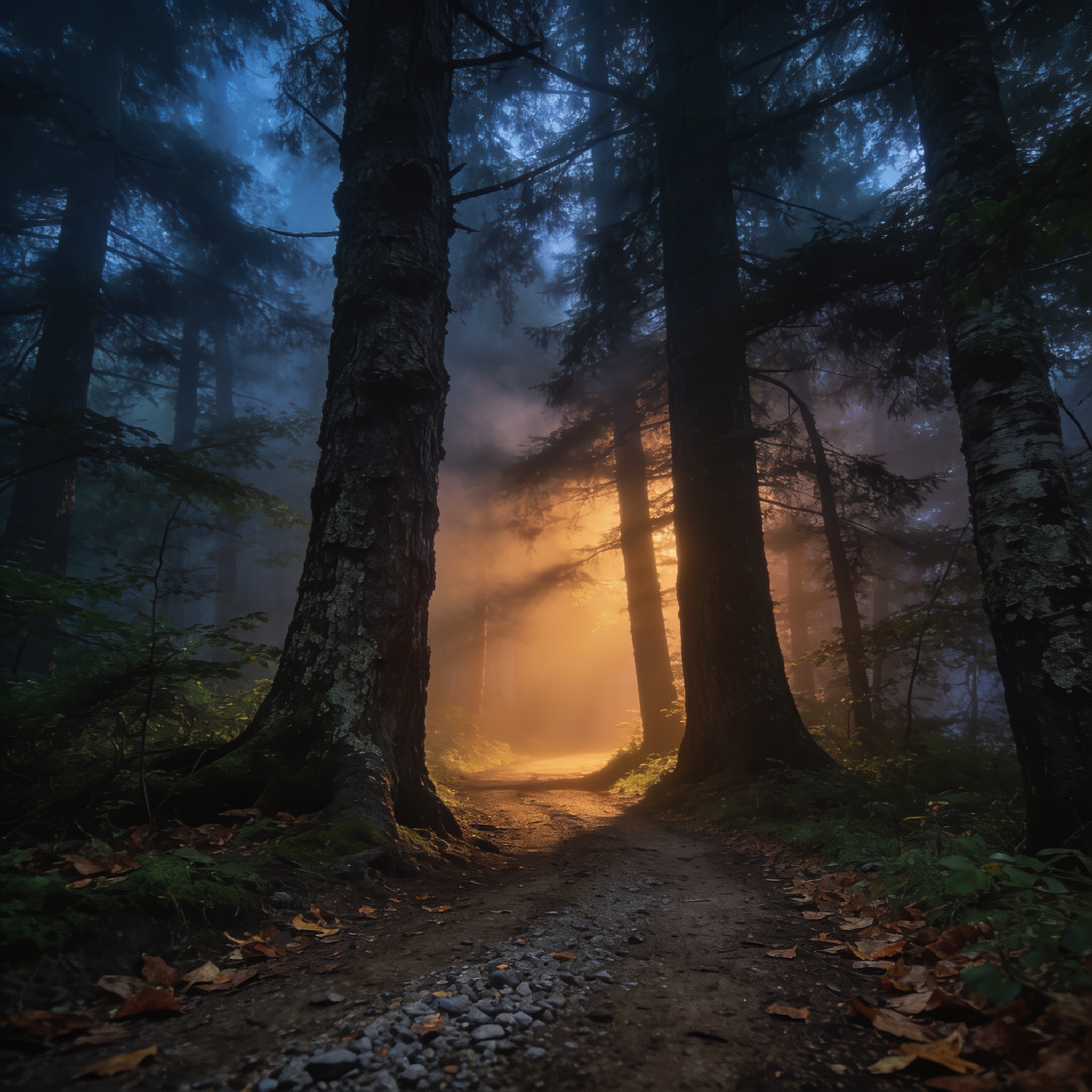 Visuel Pour toi — sentier forestier, ton terre, texte Pour toi.